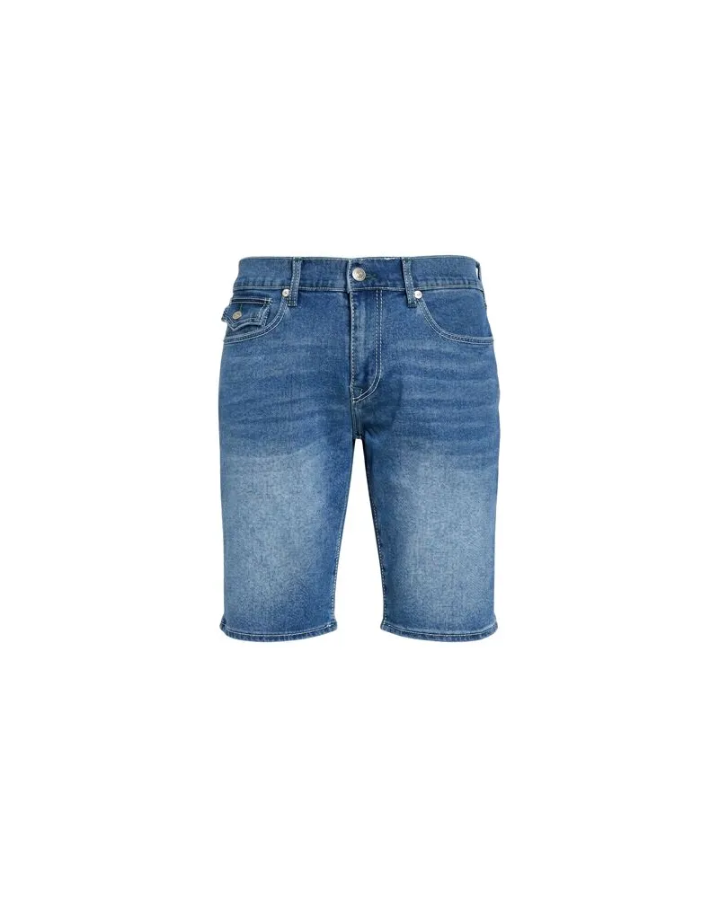 True Religion HOSEN & RÖCKE - Jeansshortsauf YOOX.COM Blau