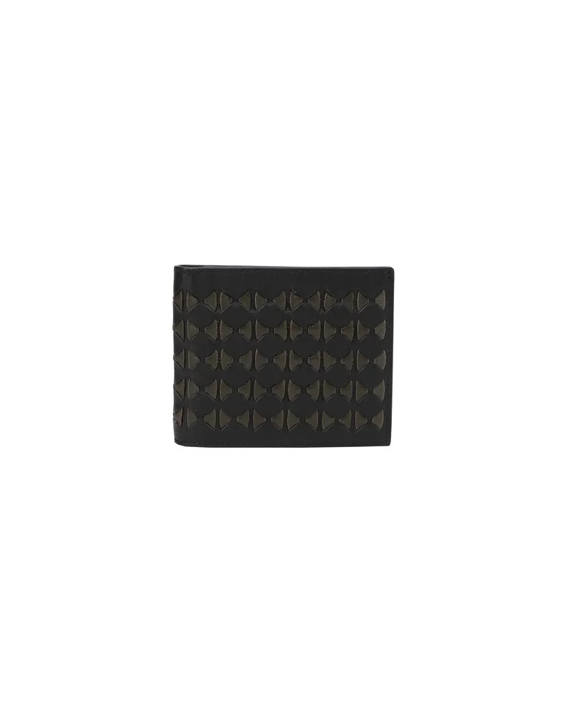 Serapian BILLFOLD 8CC MOSAICO ECLIPSE/MOSS  - Kleinlederwaren - Brieftaschenauf YOOX.COM Dunkelgrün