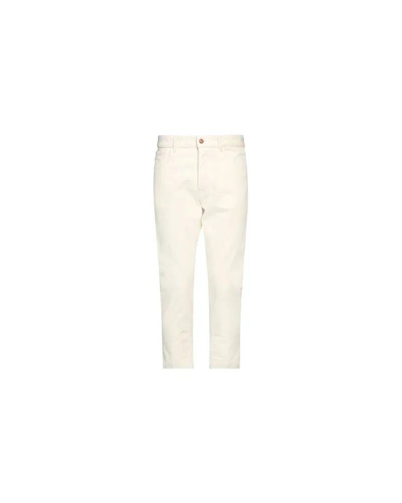 OFFICINA 36 HOSEN & RÖCKE - Hosenauf YOOX.COM Cremeweiß