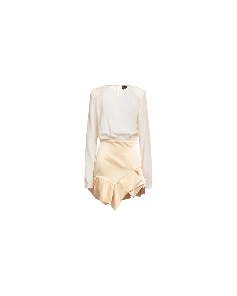 Just Cavalli KLEIDER - Mini-Kleiderauf YOOX.COM Cremeweiß