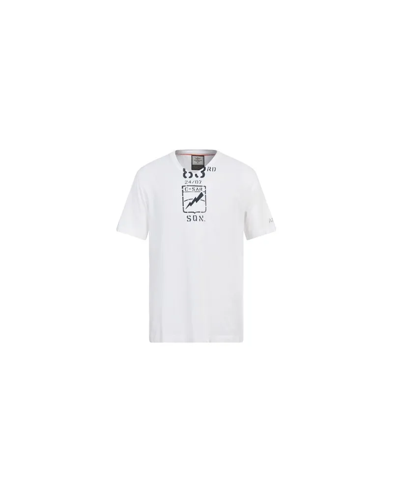 Aeronautica Militare TOPS - T-shirtsauf YOOX.COM Weiß