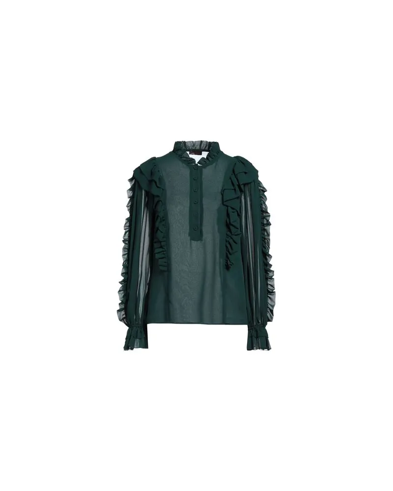 OLLA PARÉG TOPS - Topsauf YOOX.COM Dunkelgrün