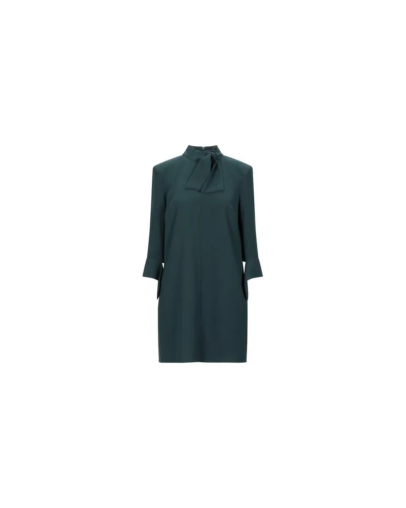 Elisabetta Franchi KLEIDER - Mini-Kleiderauf YOOX.COM Dunkelgrün