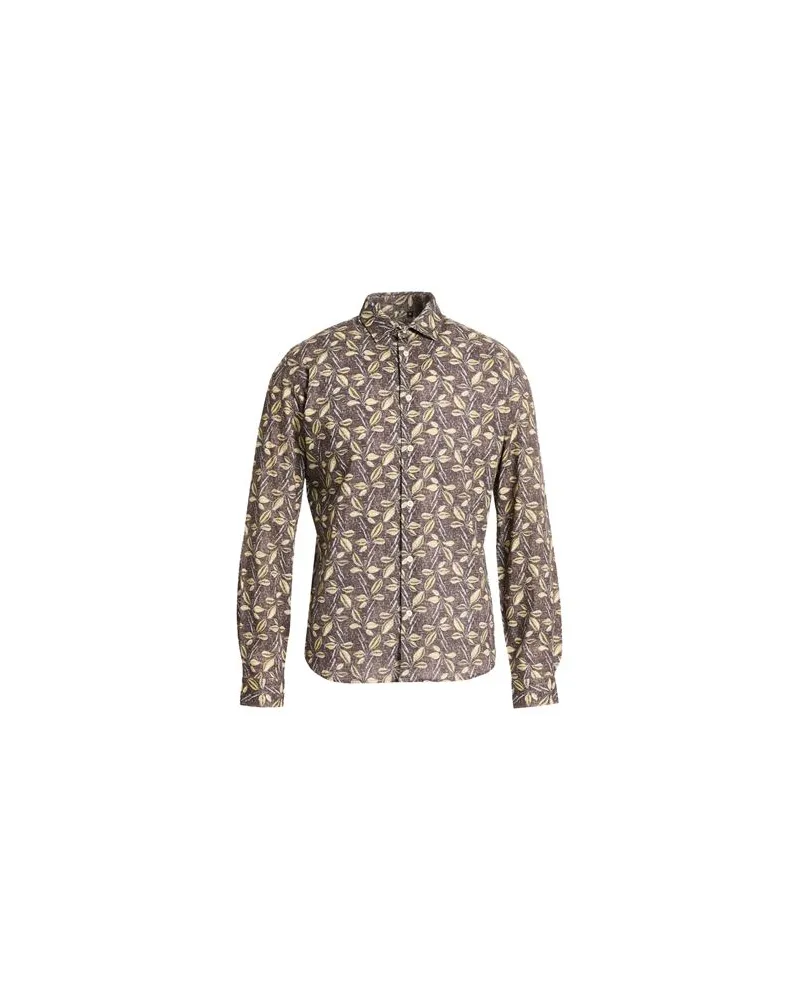 DISTRETTO12 TOPS - Hemdenauf YOOX.COM Braun
