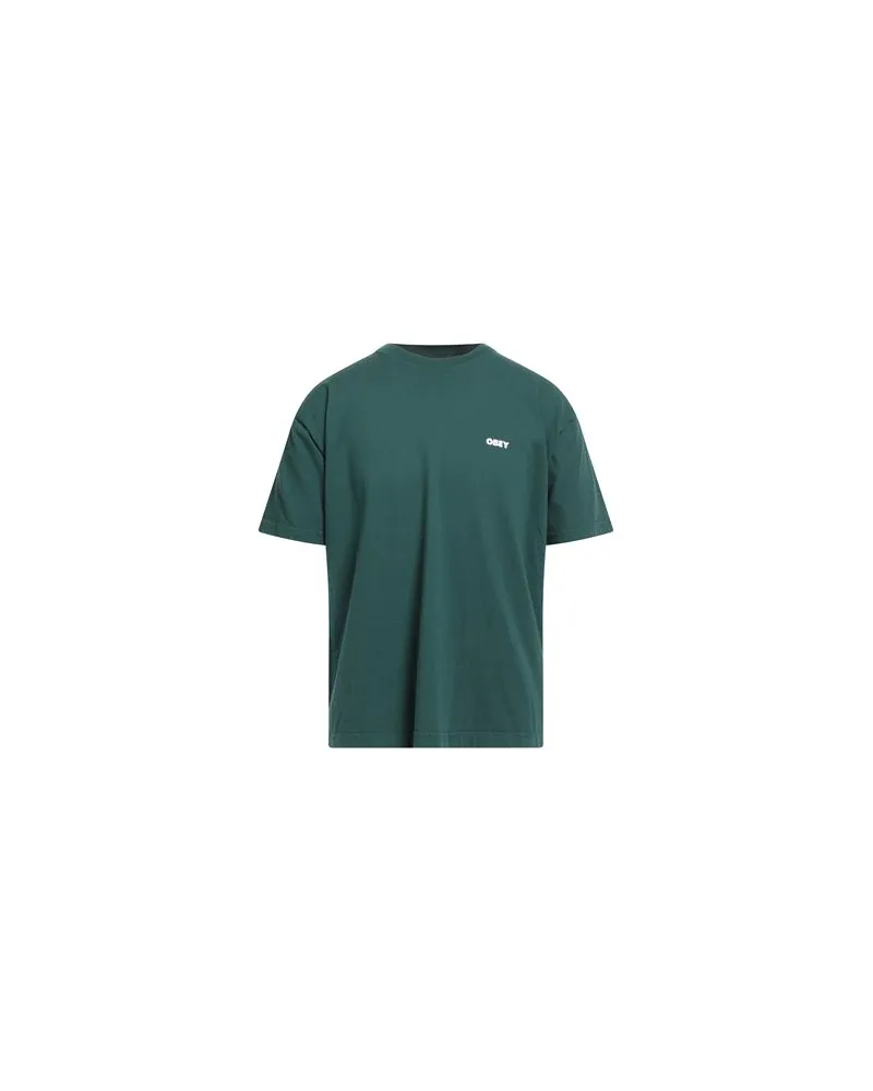 Obey TOPS - T-shirtsauf YOOX.COM Grün