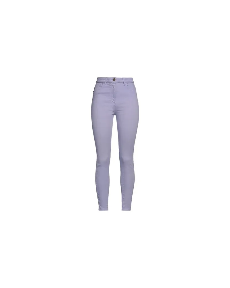 Elisabetta Franchi HOSEN & RÖCKE - Jeanshosenauf YOOX.COM Lila