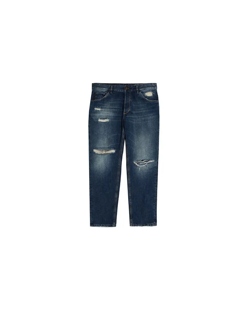 PT TORINO HOSEN & RÖCKE - Jeanshosenauf YOOX.COM Blau