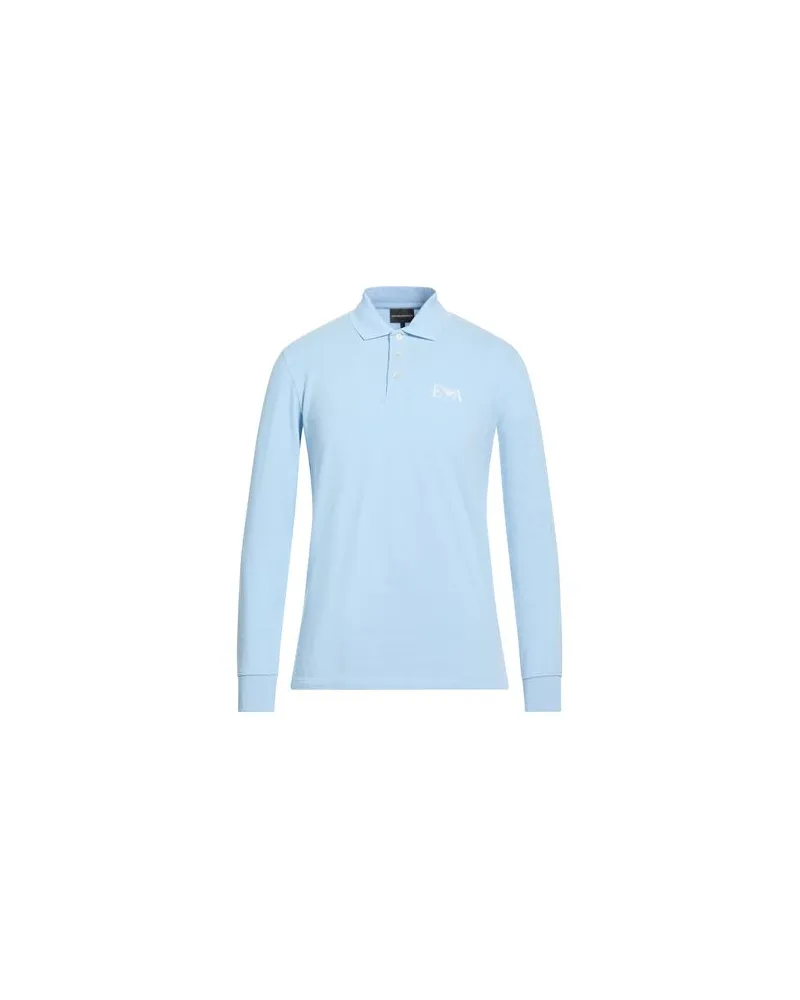 Emporio Armani TOPS - Poloshirtsauf YOOX.COM Himmelblau