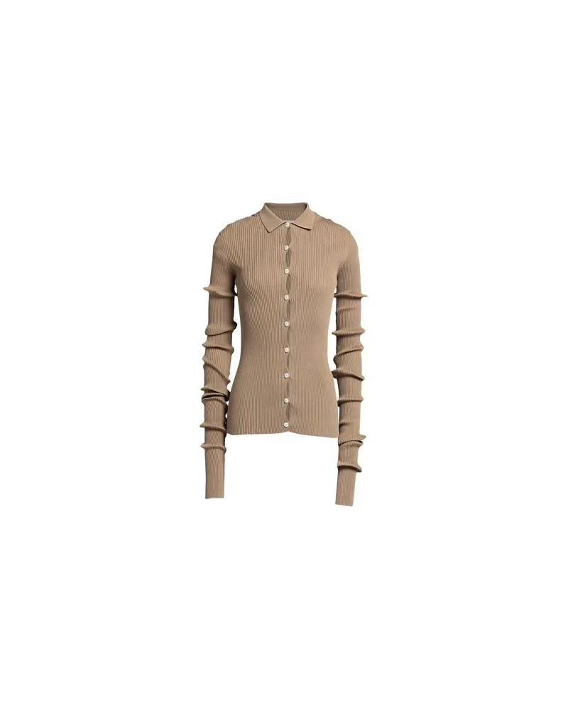 QUIRA STRICKWAREN - Strickjackenauf YOOX.COM Khaki