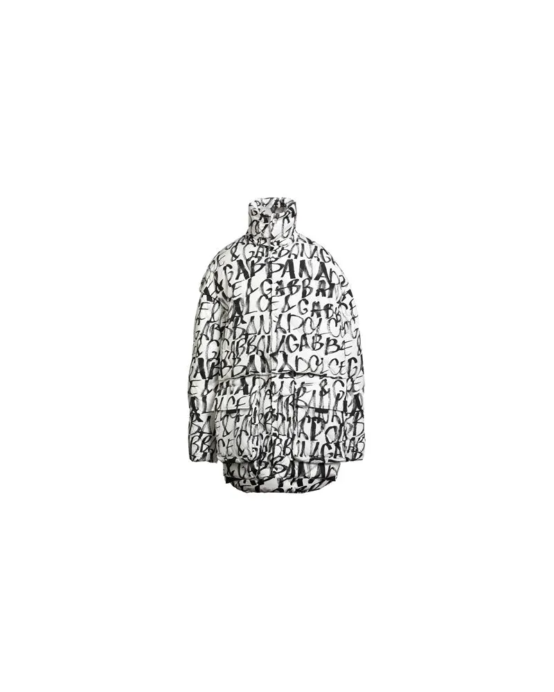 Dolce & Gabbana JACKEN & MÄNTEL - Pufferjacken & Daunenjackenauf YOOX.COM Weiß