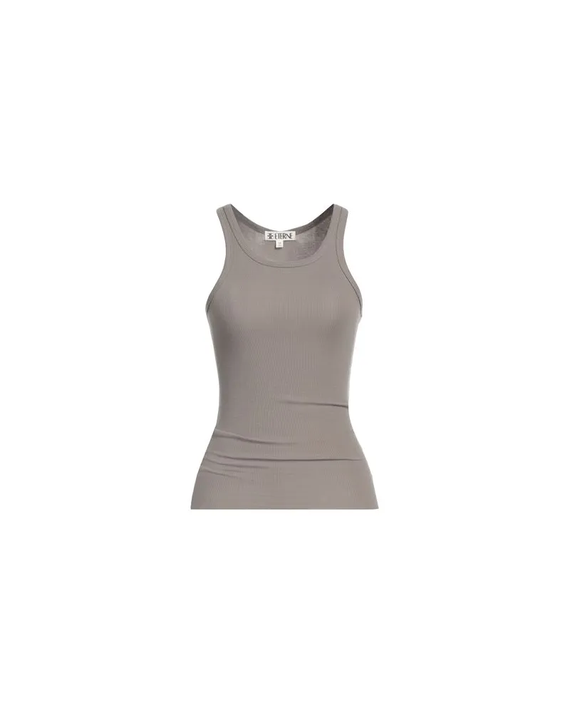 ÉTERNE TOPS - Tank Topsauf YOOX.COM Khaki