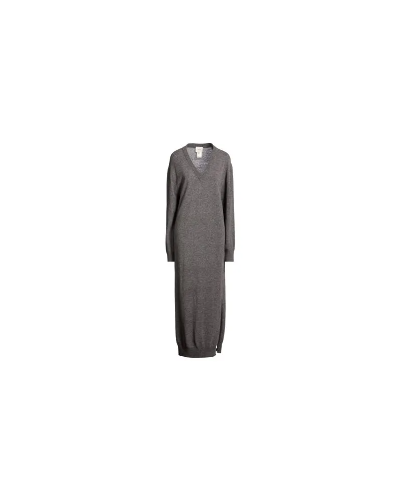 ALYSI CRÈME - KLEIDER - Maxi-Kleiderauf YOOX.COM Grau