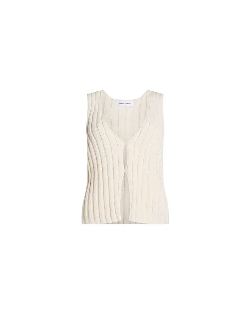 Samsøe & Samsøe STRICKWAREN - Strickjackenauf YOOX.COM Weiß