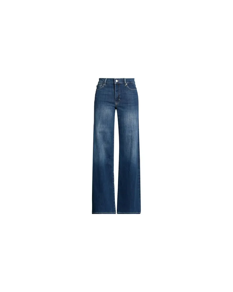 Frame Denim LE SLIM PALAZZO LONG - HOSEN & RÖCKE - Jeanshosenauf YOOX.COM Blau