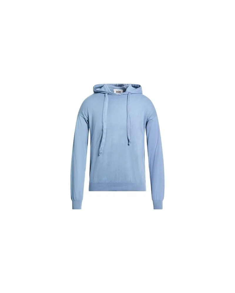 Alpha Studio STRICKWAREN - Pulloverauf YOOX.COM Hellblau