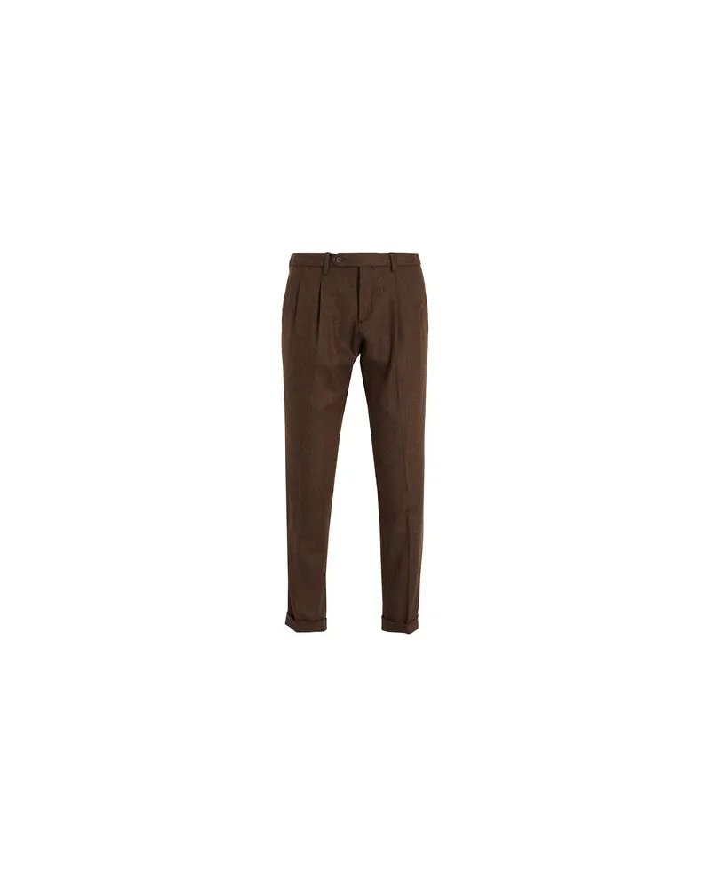 8 by Yoox DOUBLE DART FORMAL TROUSERS  - HOSEN & RÖCKE - Hosenauf YOOX.COM Braun