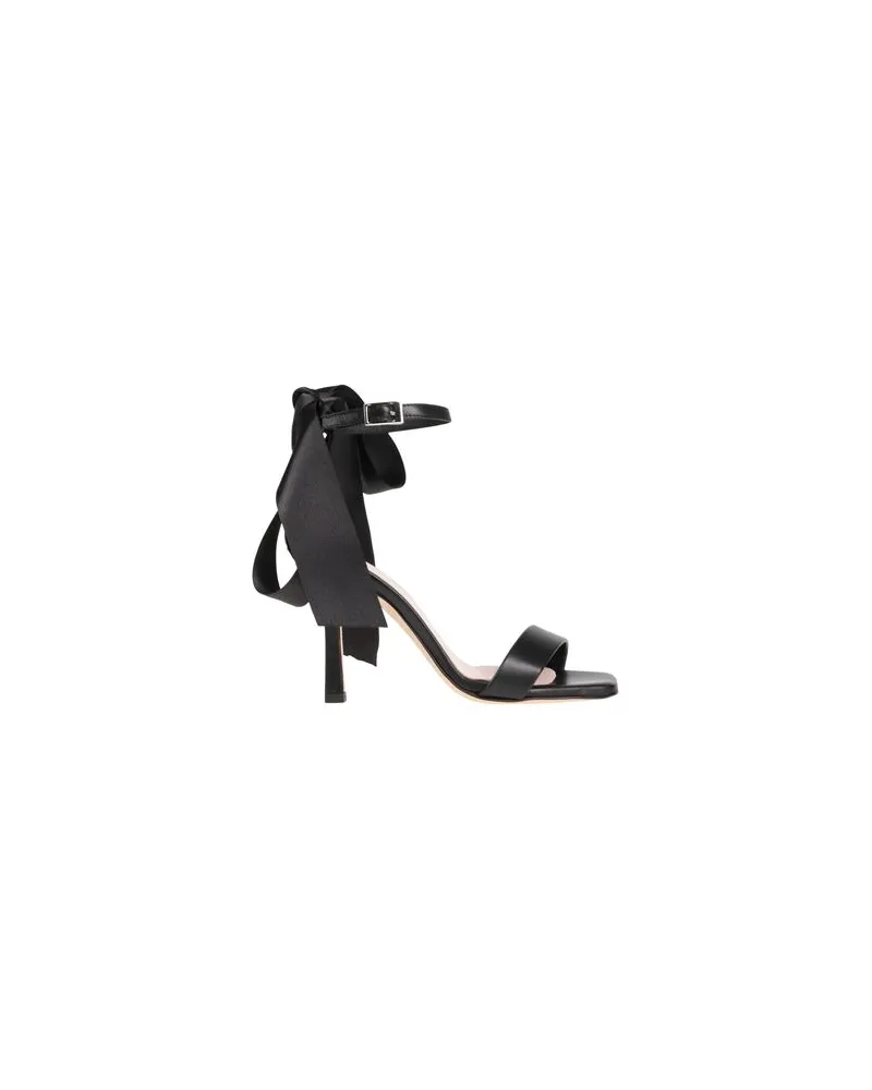 Luca Valentini SCHUHE - Sandalenauf YOOX.COM Schwarz