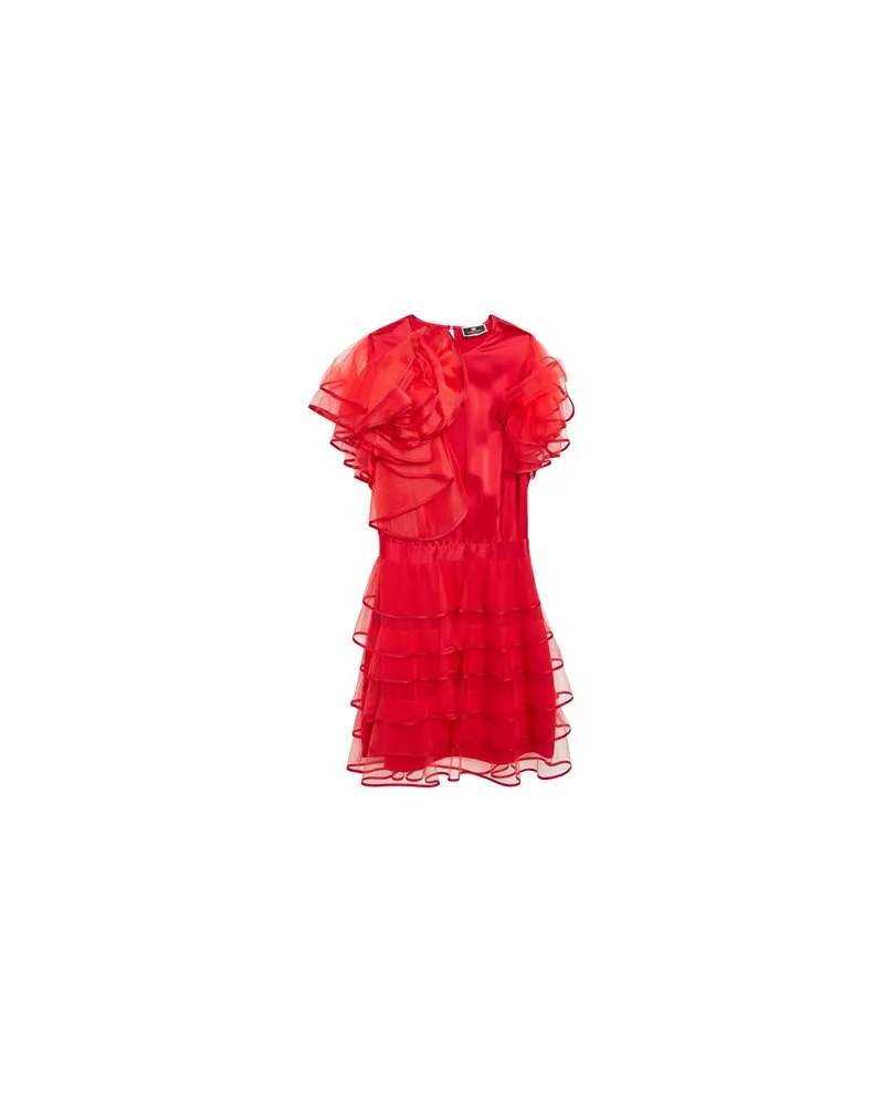 Elisabetta Franchi KLEIDER - Mini-Kleiderauf YOOX.COM Rot