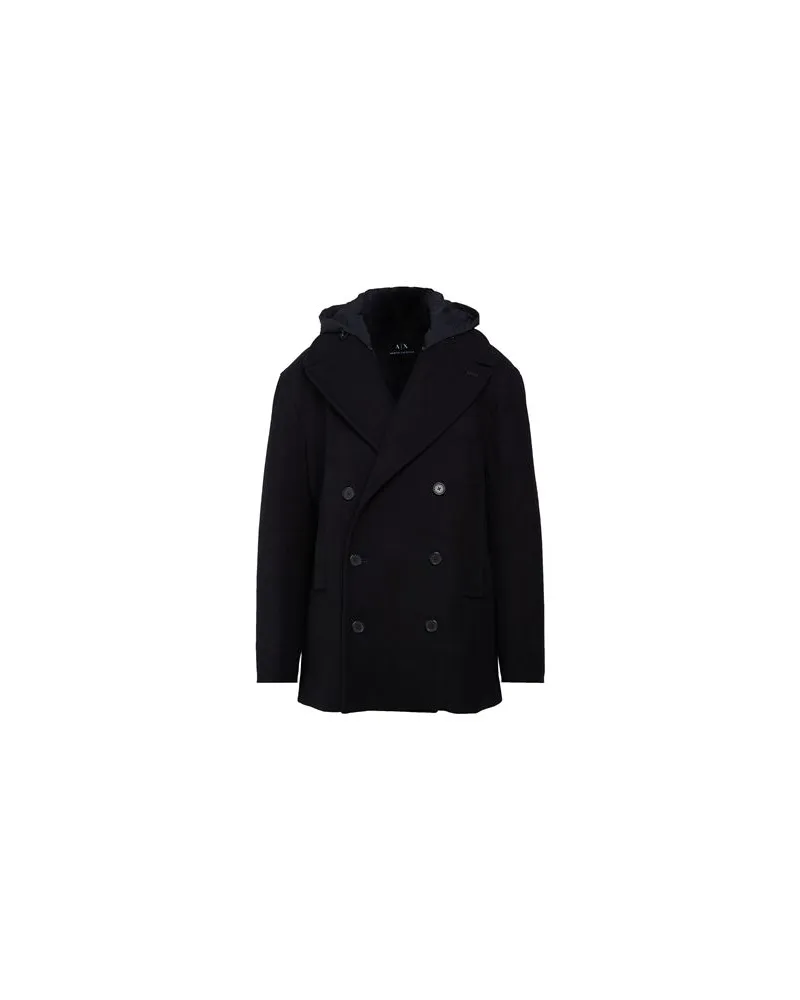 Armani Exchange JACKEN & MÄNTEL - Mäntelauf YOOX.COM Nachtblau