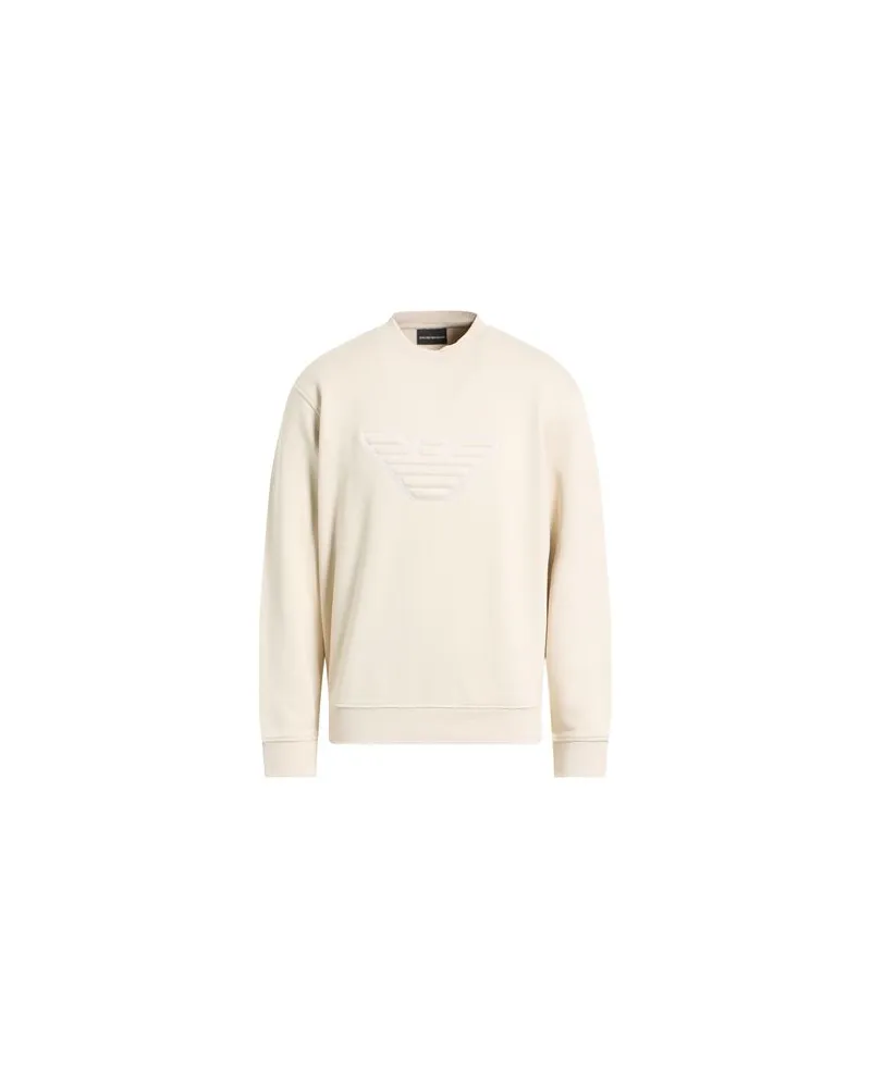 Emporio Armani TOPS - Sweatshirtsauf YOOX.COM Cremeweiß