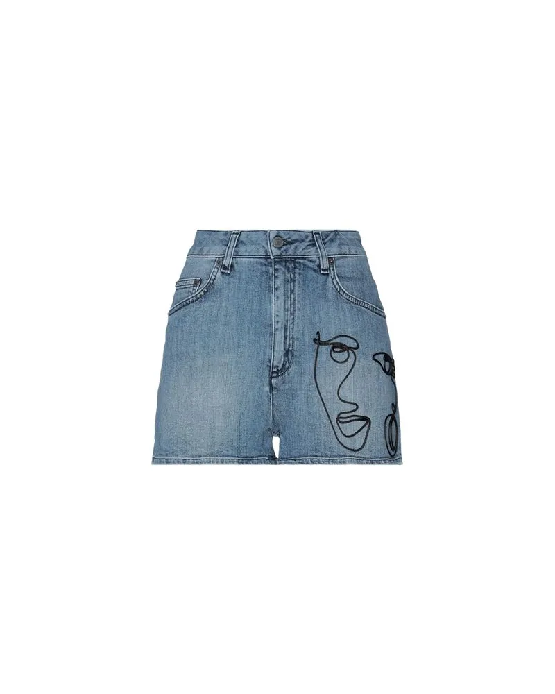 Moschino HOSEN & RÖCKE - Jeansshortsauf YOOX.COM Blau