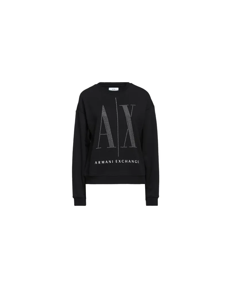 Armani Exchange TOPS - Sweatshirtsauf YOOX.COM Schwarz