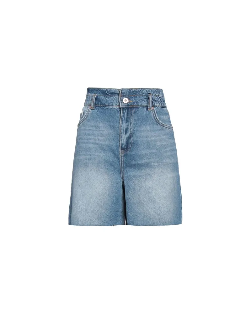 Fracomina HOSEN & RÖCKE - Jeansshortsauf YOOX.COM Blau