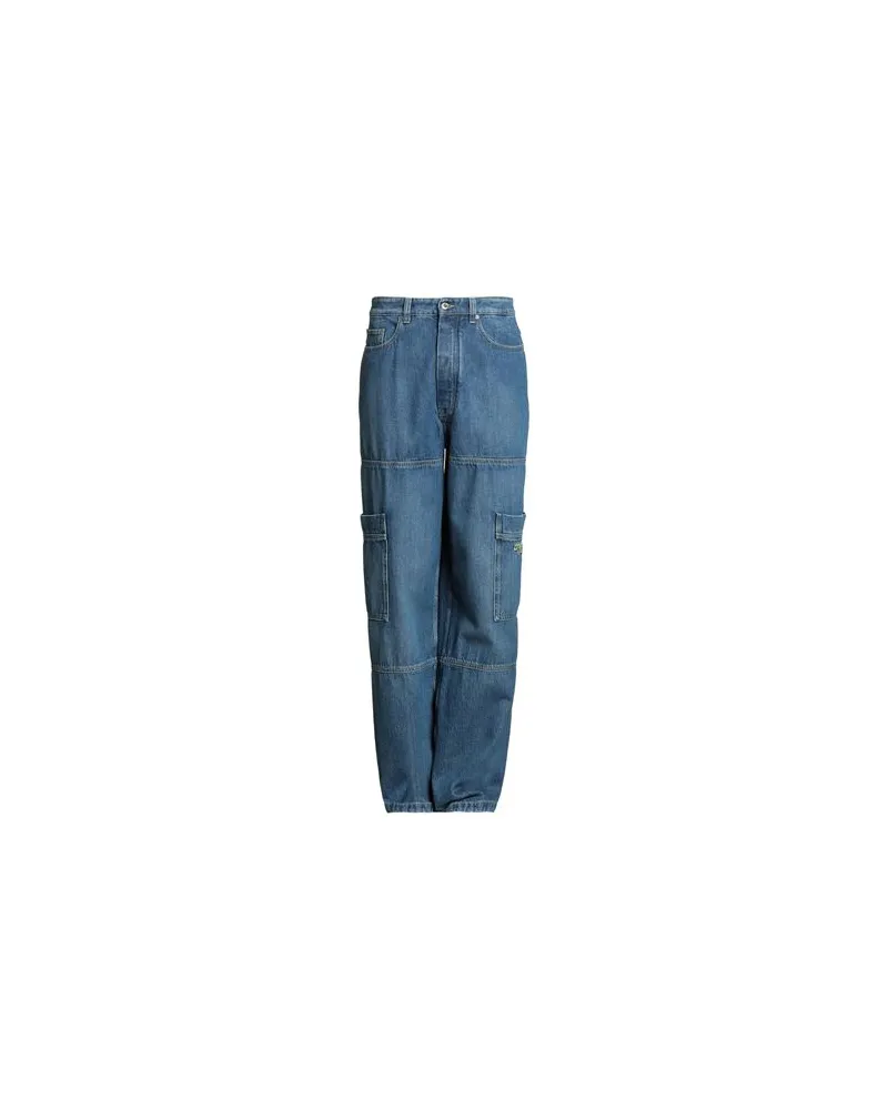 OFF-WHITE HOSEN & RÖCKE - Jeanshosenauf YOOX.COM Blau