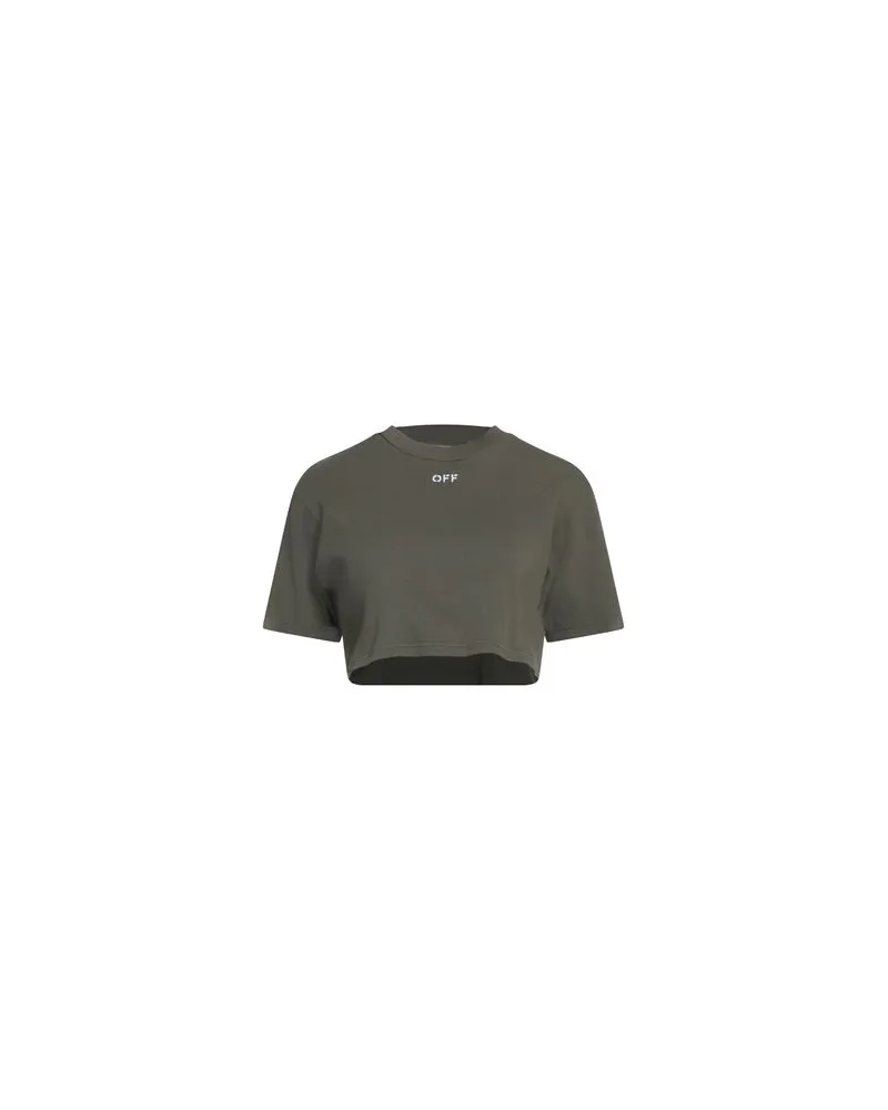 OFF-WHITE TOPS - T-shirtsauf YOOX.COM Militärgrün