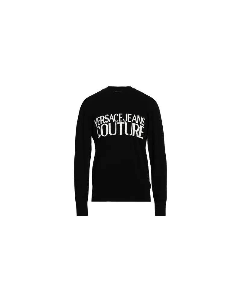 Versace Jeans STRICKWAREN - Pulloverauf YOOX.COM Schwarz