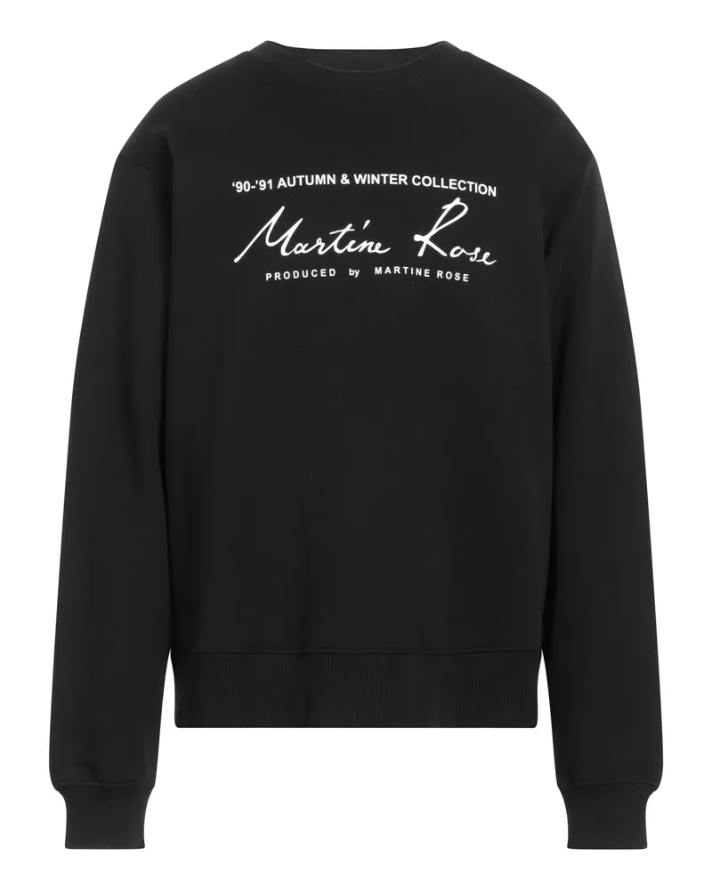 Martine Rose Sweatshirt Schwarz