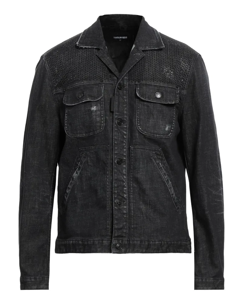 Dsquared2 Jeansjacke/-mantel Schwarz