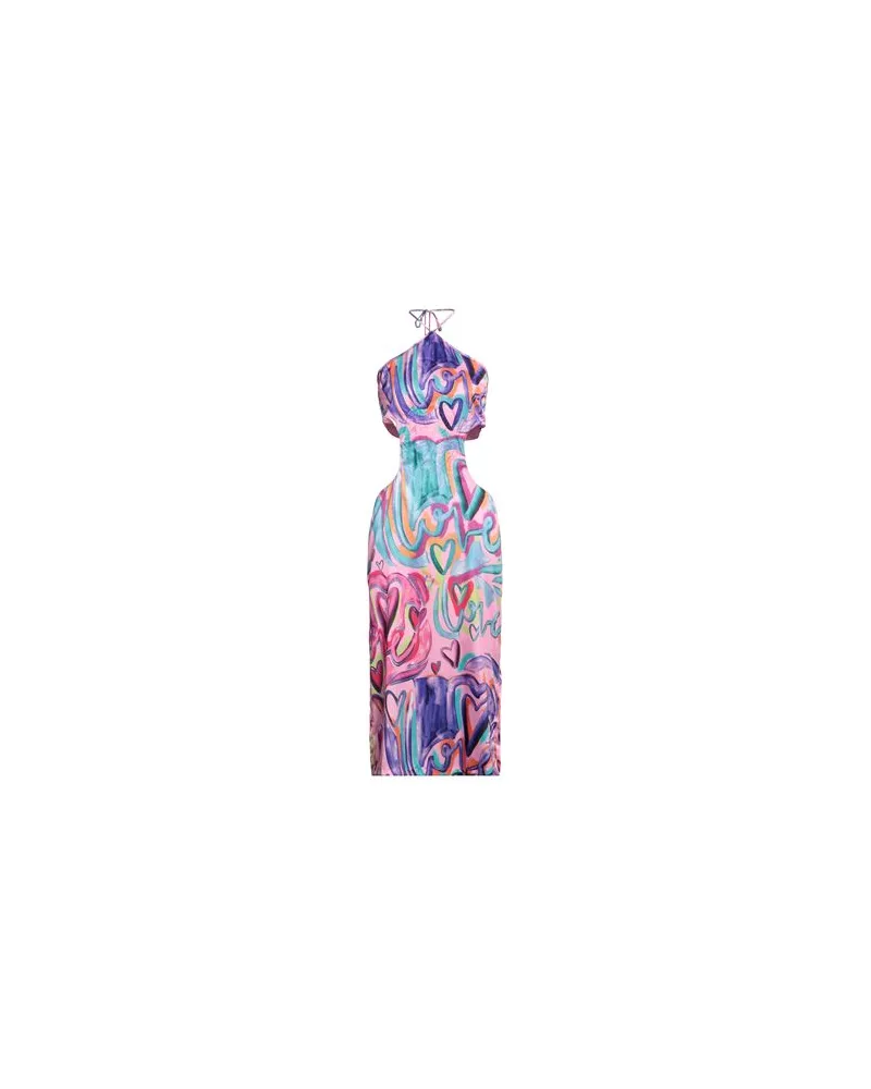 House of Holland KLEIDER - Midi-Kleiderauf YOOX.COM Rosa