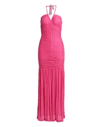 Ganni Maxi-Kleid Fuchsia