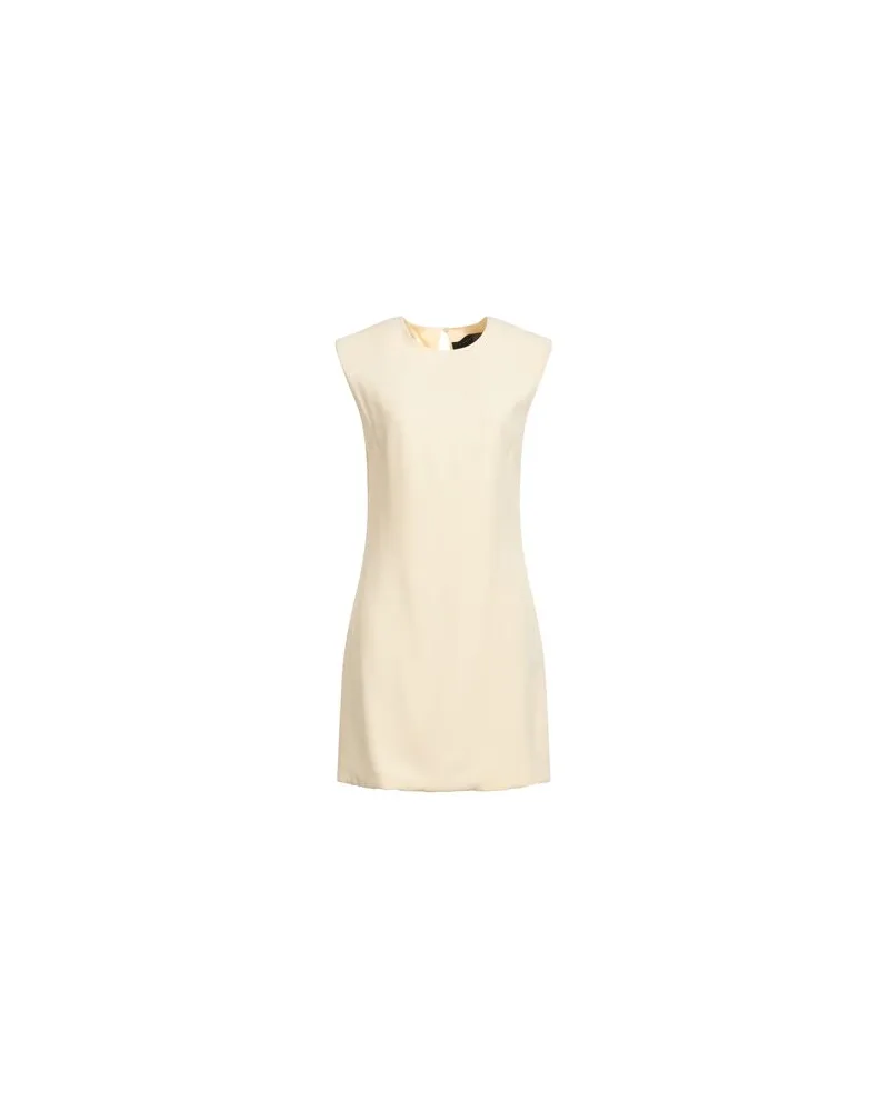 Federica Tosi KLEIDER - Mini-Kleiderauf YOOX.COM Cremeweiß