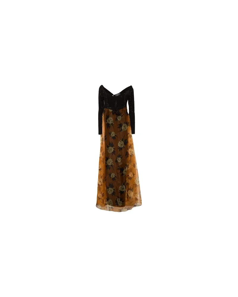 Rocco Barocco KLEIDER - Maxi-Kleiderauf YOOX.COM Schwarz
