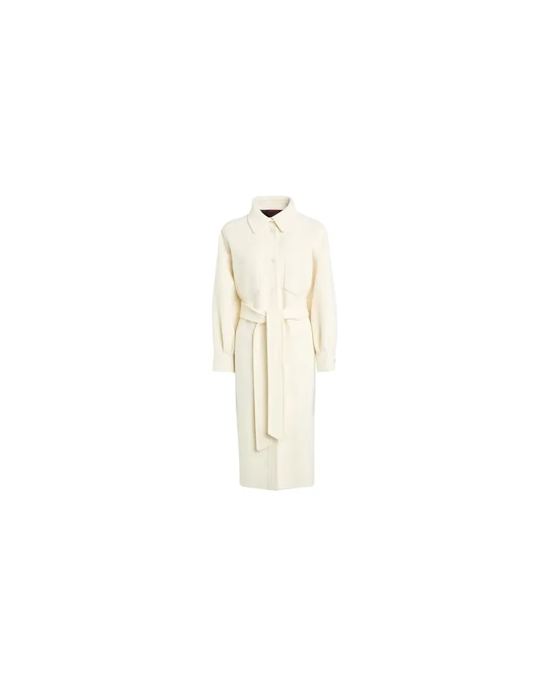 Paltò JACKEN & MÄNTEL - Mäntelauf YOOX.COM Elfenbein
