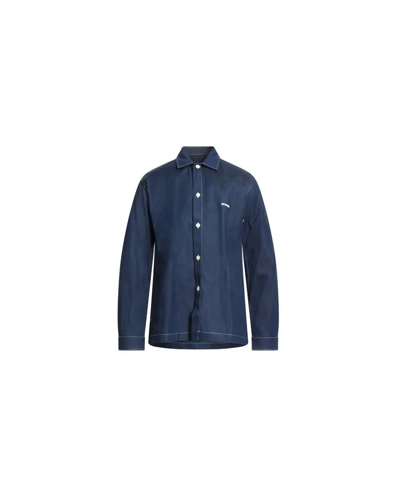 SUNNEI TOPS - Jeanshemdenauf YOOX.COM Blau