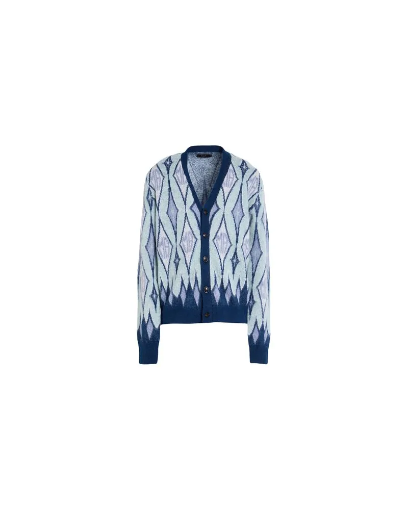 Alanui STRICKWAREN - Strickjackenauf YOOX.COM Hellblau