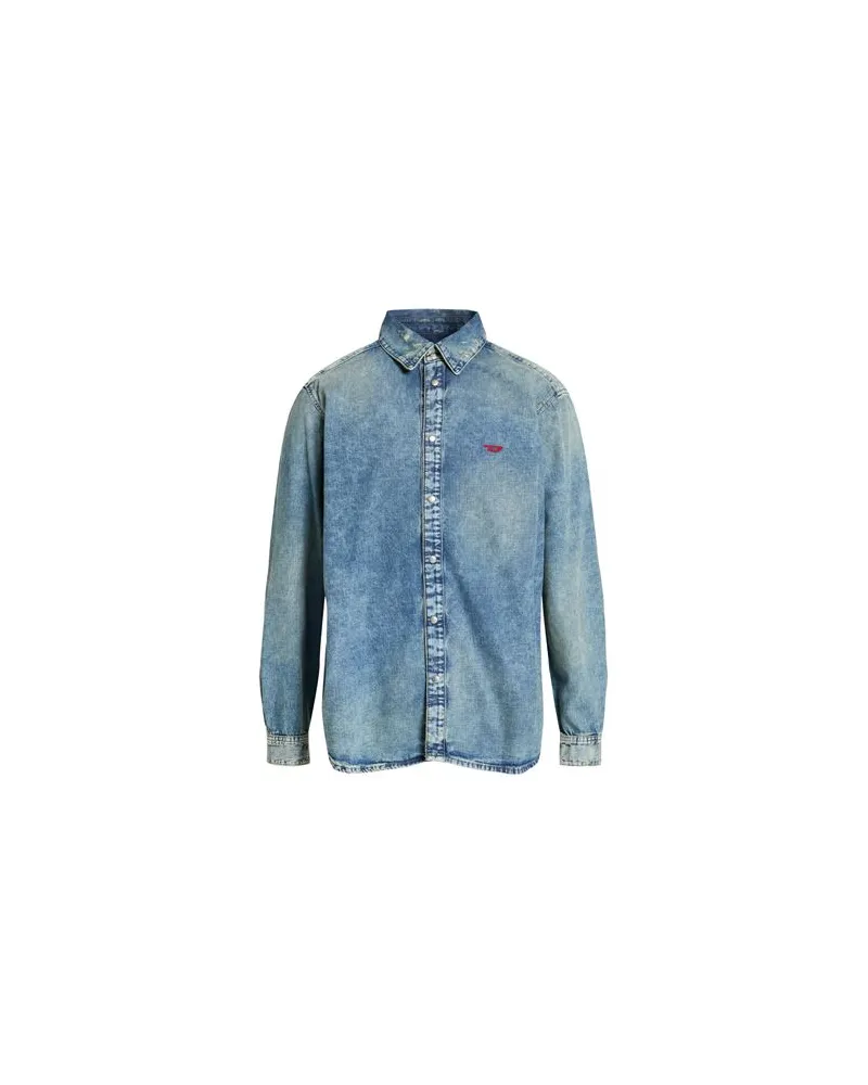 Diesel TOPS - Jeanshemdenauf YOOX.COM Blau