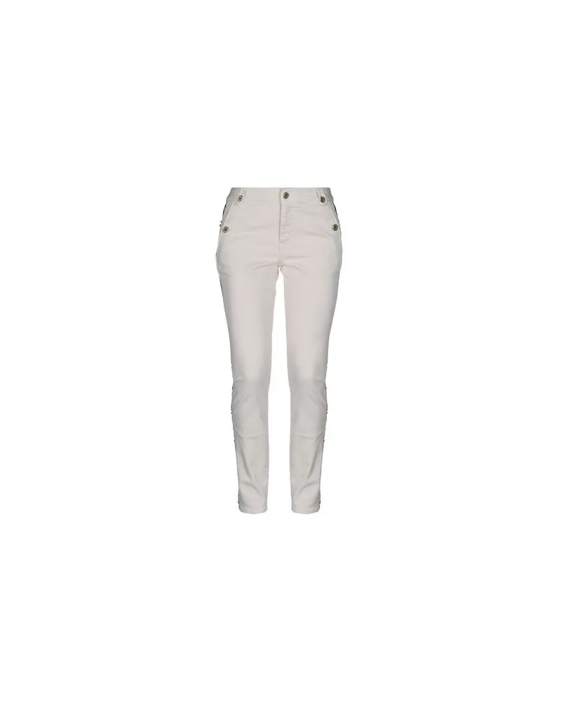Just Cavalli HOSEN & RÖCKE - Jeanshosenauf YOOX.COM Elfenbein