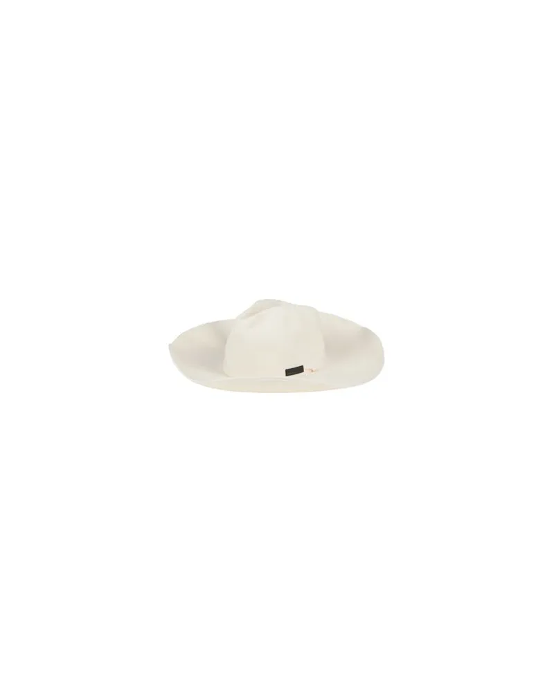 Emporio Armani ACCESSOIRES - Mützen & Hüteauf YOOX.COM Cremeweiß