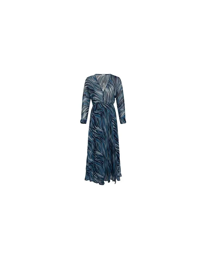 Poupette St Barth KLEIDER - Maxi-Kleiderauf YOOX.COM Blau