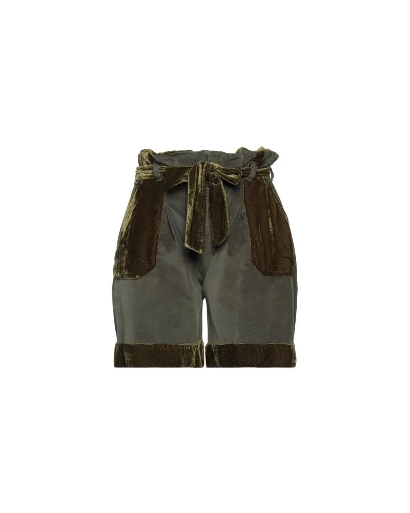 Manila Grace HOSEN & RÖCKE - Shorts & Bermudashortsauf YOOX.COM Militärgrün