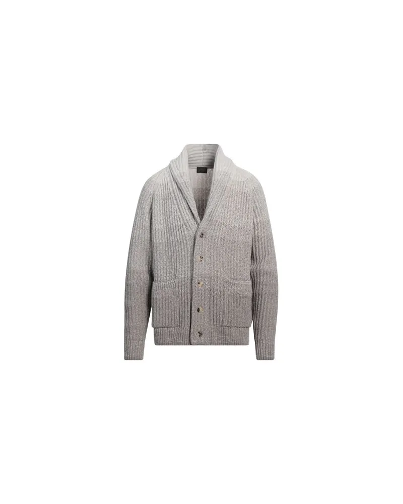 Brioni STRICKWAREN - Strickjackenauf YOOX.COM Maulwurfsgrau