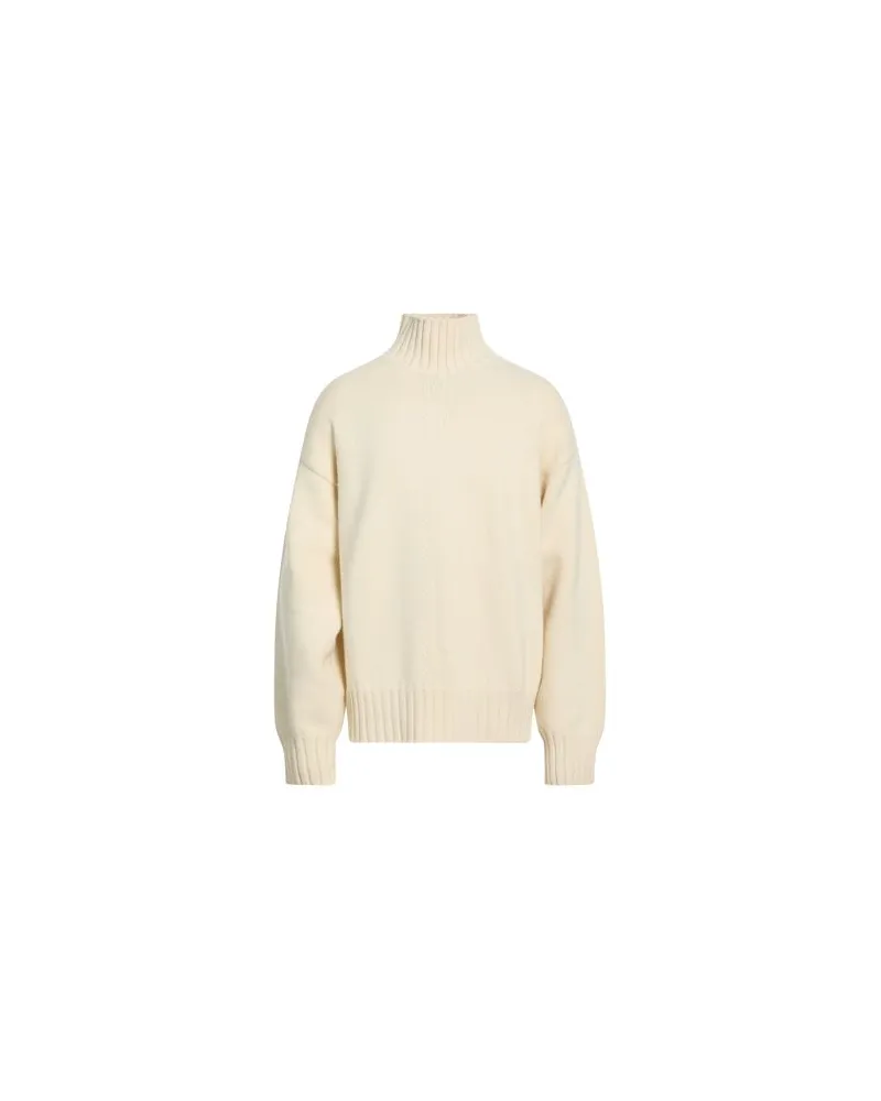 Jil Sander STRICKWAREN - Rollkragenpulloverauf YOOX.COM Cremeweiß