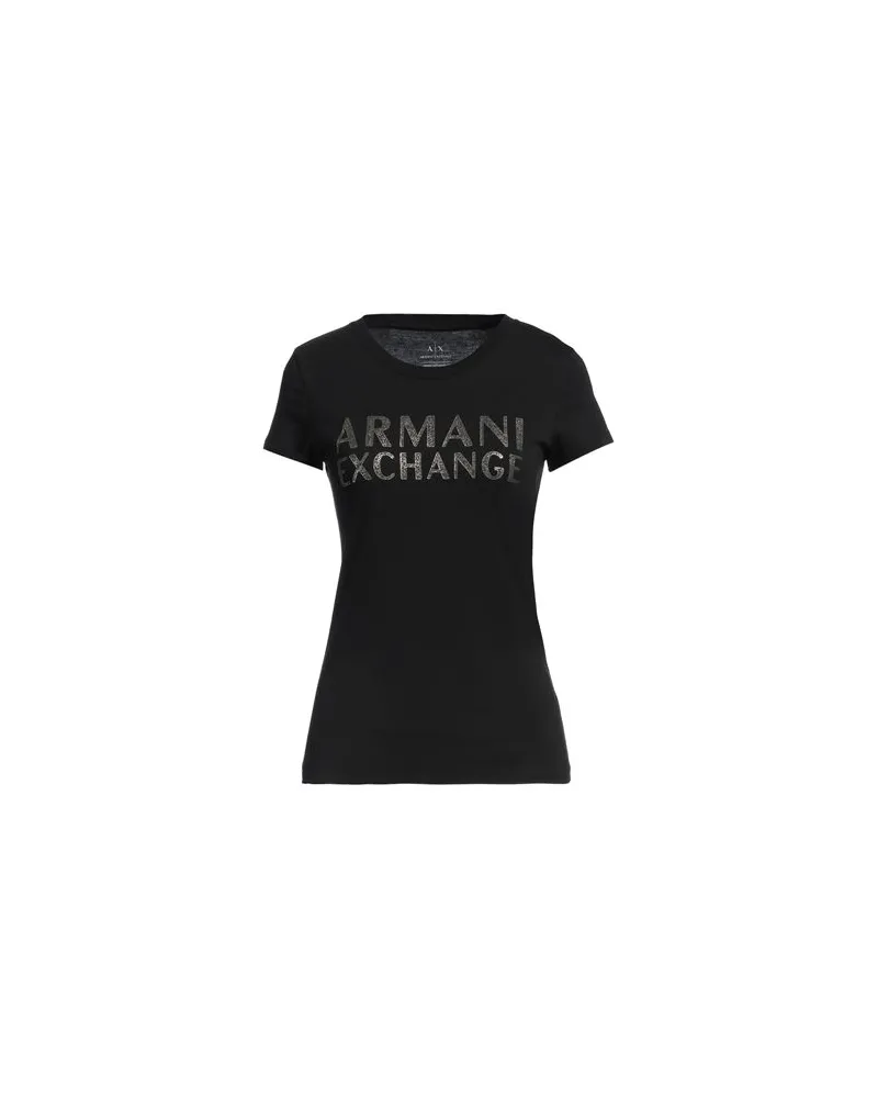 Armani Exchange TOPS - T-shirtsauf YOOX.COM Schwarz