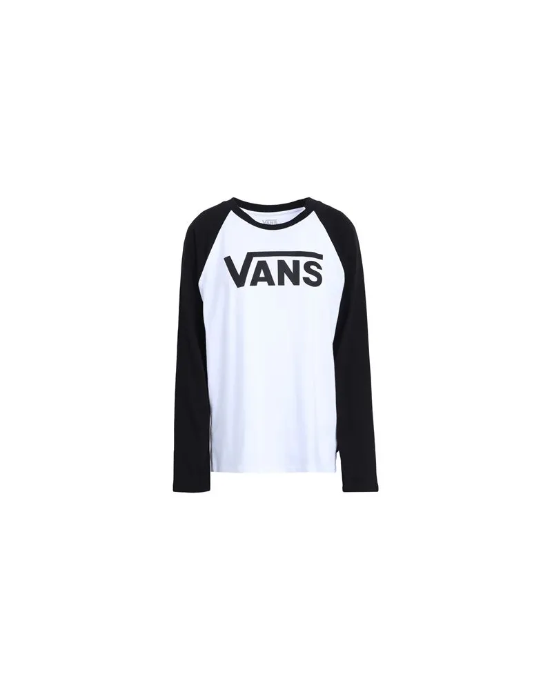 Vans WM FLYING V LS RAGLAN  - TOPS - T-shirtsauf YOOX.COM Weiß