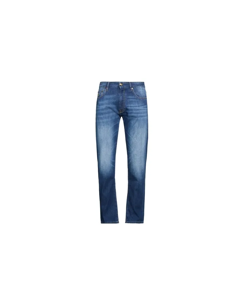 MOORER HOSEN & RÖCKE - Jeanshosenauf YOOX.COM Blau