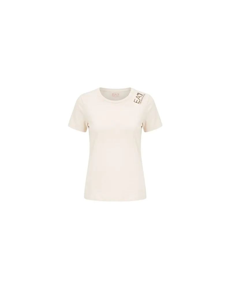 EA7 TOPS - T-shirtsauf YOOX.COM Cremeweiß